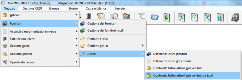 Percorso Gestione Fornitori