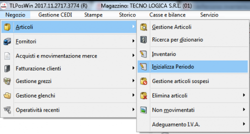 Percorso Inizializza Periodo